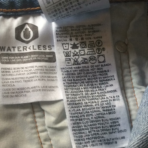 Levi’s Strauss Distressed Jeans Denim Shorts 501 - Picture 8 of 8